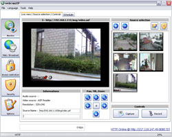 webcamXP User Interface